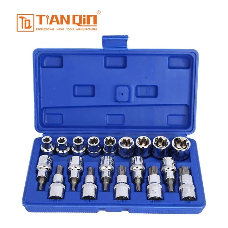 19 PCS E/T Type Socket Set Tool 19 PCS E/T Type Socket Set Tool