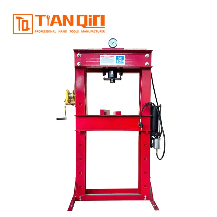82622 50-Ton Manual-Pneumatic Hydraulic Press
